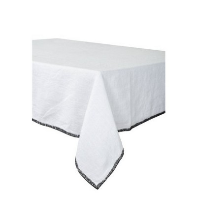 Nappe à pois blanc et or nappe blanche et or 137 x 275cm nappe