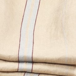 Beige stripe gris/ bordeaux